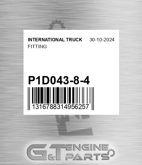 P1D043-8-4 Fitting