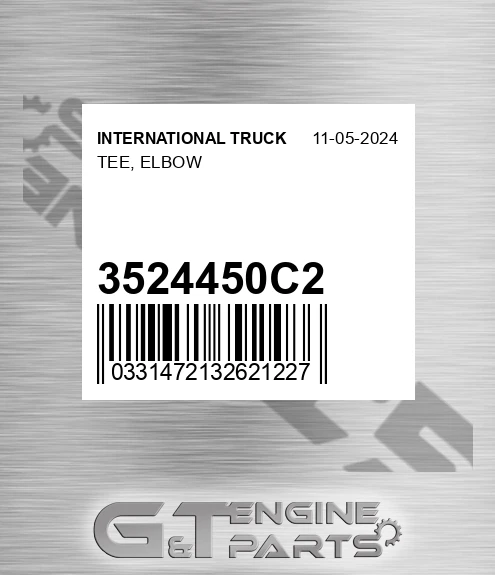 3524450C2 Tee, Elbow