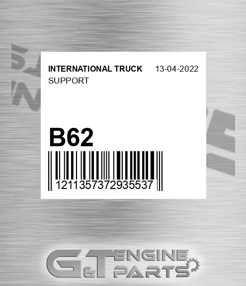 B62 INTERNATIONAL TRUCK Support
