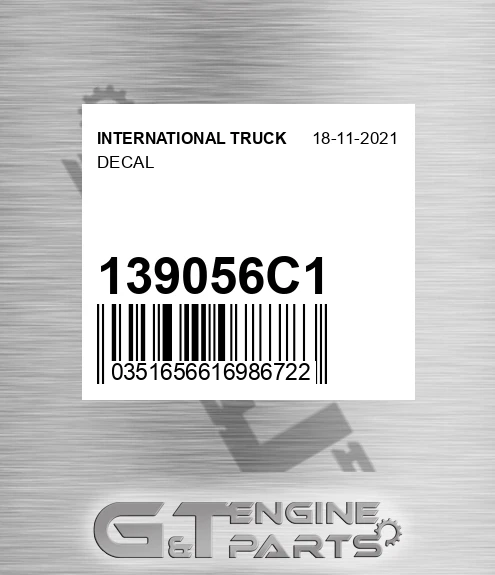 139056C1 Decal