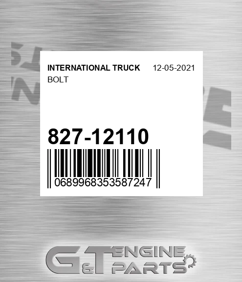 827-12110 Bolt