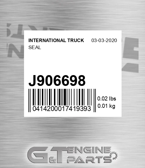 J906698 INTERNATIONAL TRUCK Seal