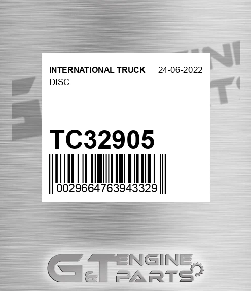 TC32905 Disc