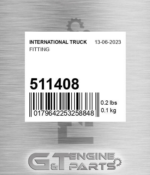 511408 Fitting