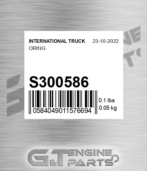 S300586 Oring