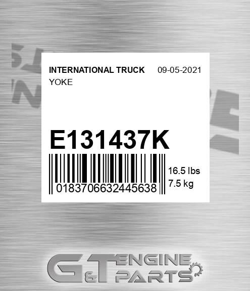 E131437K Yoke