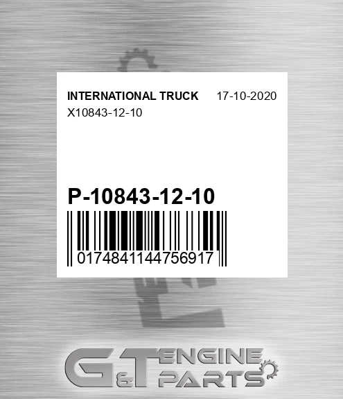 P-10843-12-10 X10843-12-10