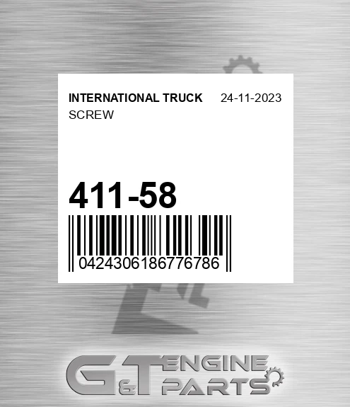 411-58 Screw