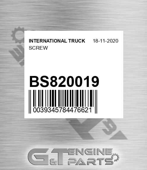 BS820019 Screw