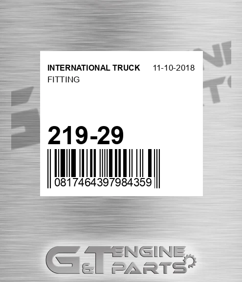 219-29 Fitting