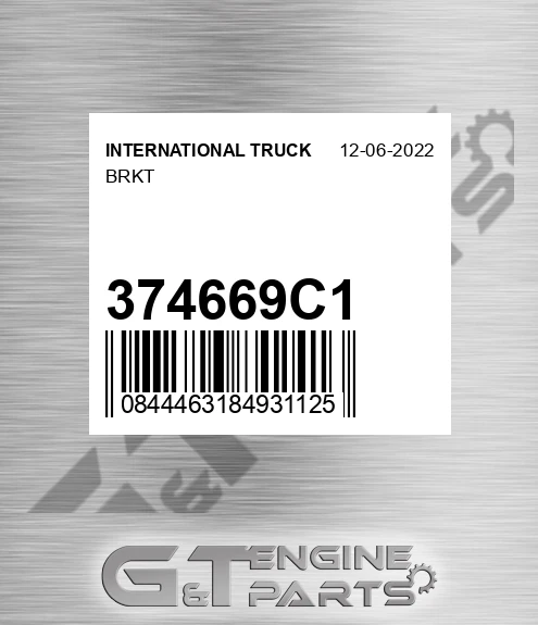 374669C1 INTERNATIONAL TRUCK Brkt