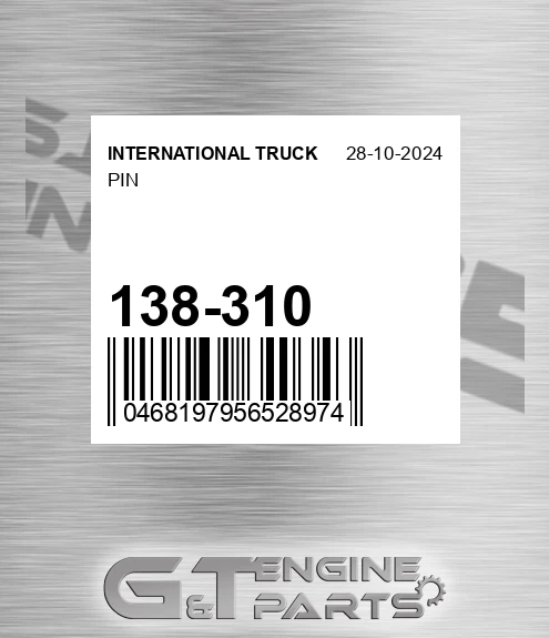 138-310 Pin