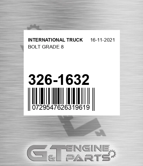 326-1632 Bolt Grade 8