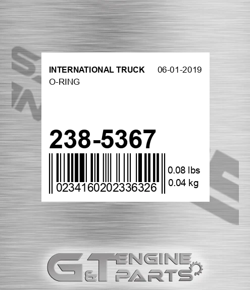 238-5367 O-ring