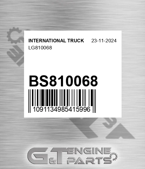 BS810068 INTERNATIONAL TRUCK Lg810068