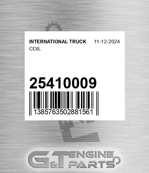 25410009 Coil