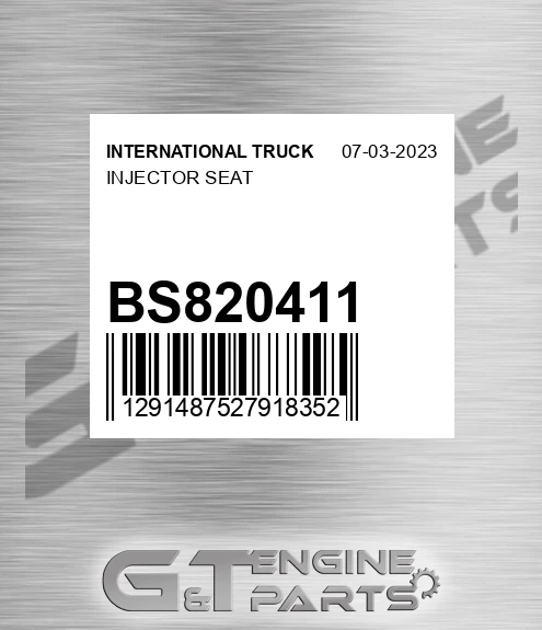 BS820411 Injector Seat