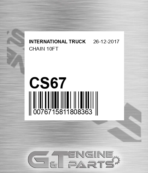 CS67 Chain 10ft