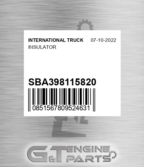 SBA398115820 Insulator