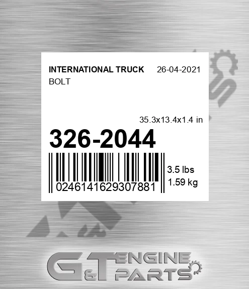 326-2044 Bolt