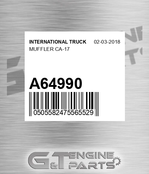A64990 Muffler Ca-17