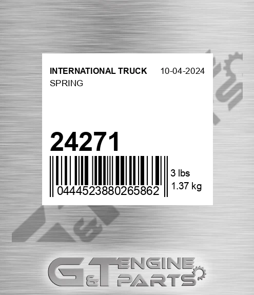 2427-1 INTERNATIONAL TRUCK Spring