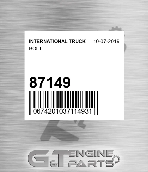 87149 Bolt