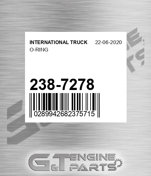 238-7278 O-ring