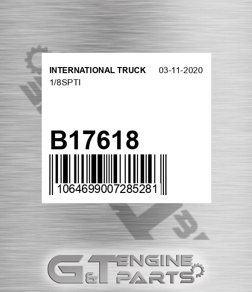 B17618 1/8spti