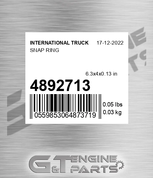 4892713 Snap Ring