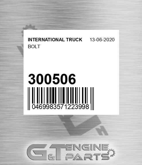 300506 Bolt