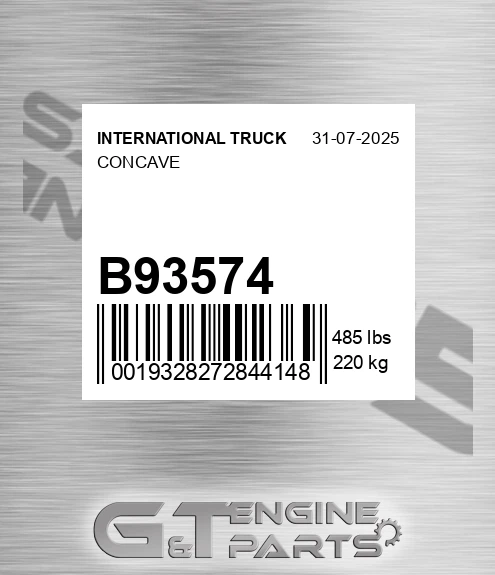 B93574 INTERNATIONAL TRUCK Concave