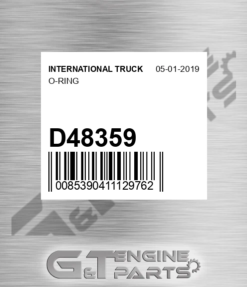 D48359 INTERNATIONAL TRUCK O-ring