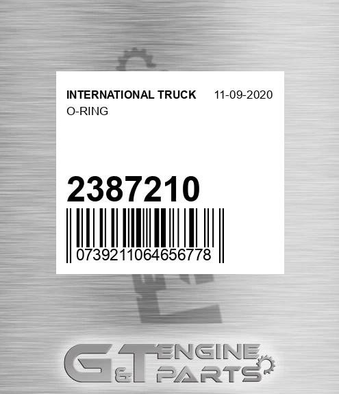 238-7210 O-ring