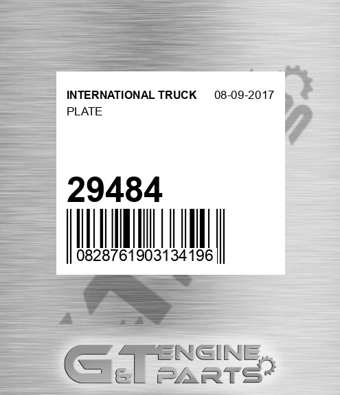 29484 Plate