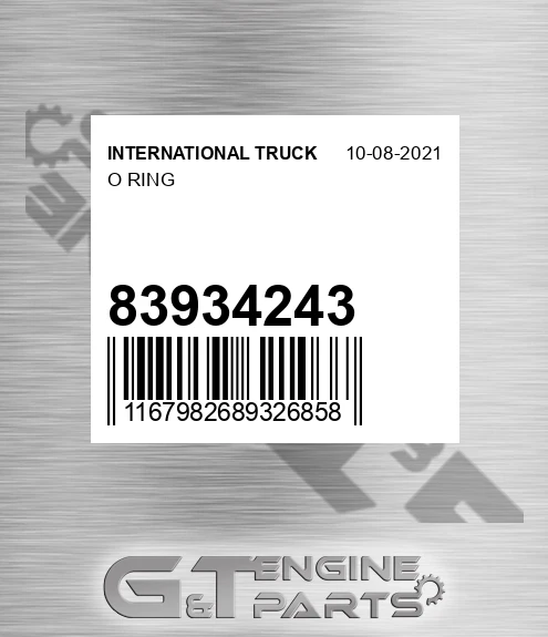 83934243 INTERNATIONAL TRUCK O Ring