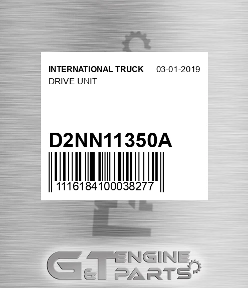 D2NN11350A Drive Unit