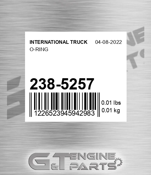 238-5257 O-ring