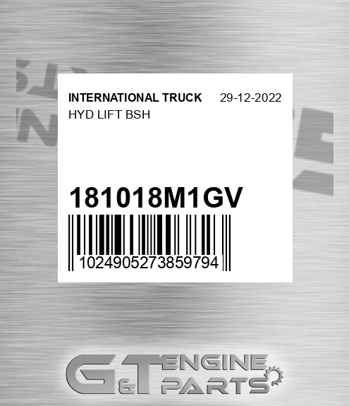 181018M1GV Hyd Lift Bsh