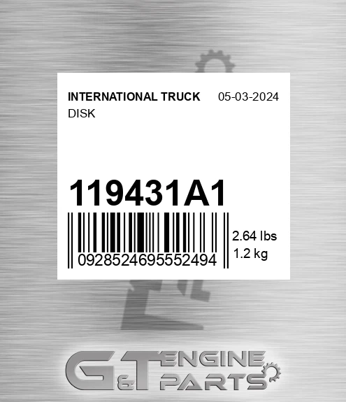 119431A1 Disk