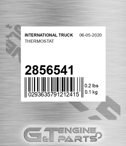 2856541 INTERNATIONAL TRUCK Thermostat