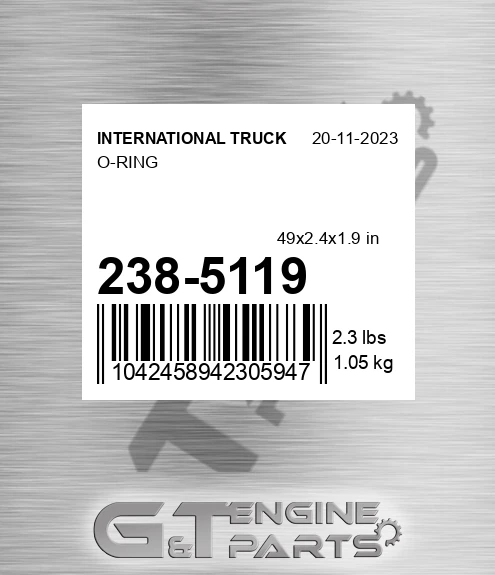 238-5119 O-ring