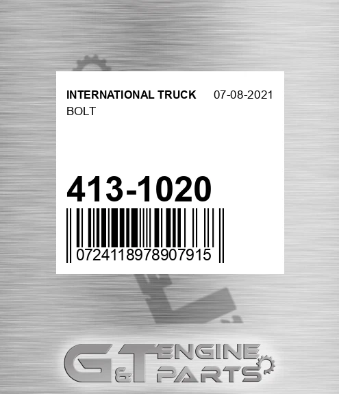 413-1020 Bolt