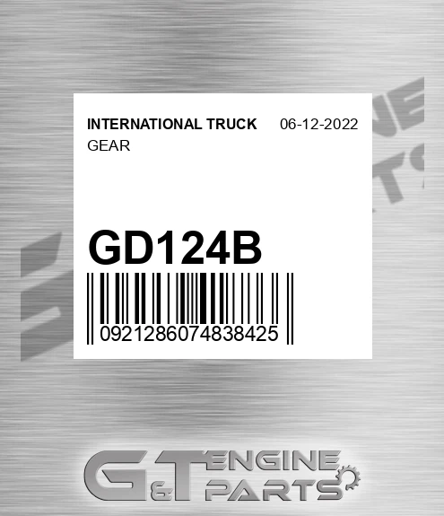 GD124B Gear