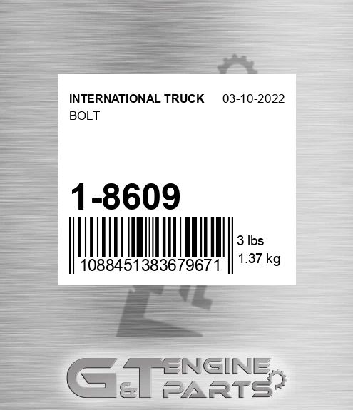 1-8609 Bolt