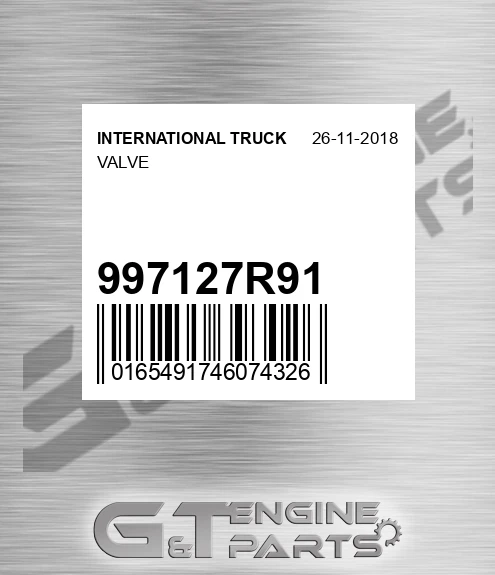997127R91 Valve