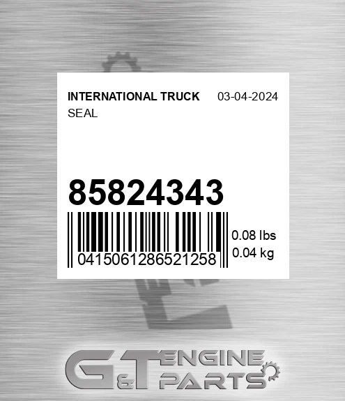 85824343 INTERNATIONAL TRUCK Seal