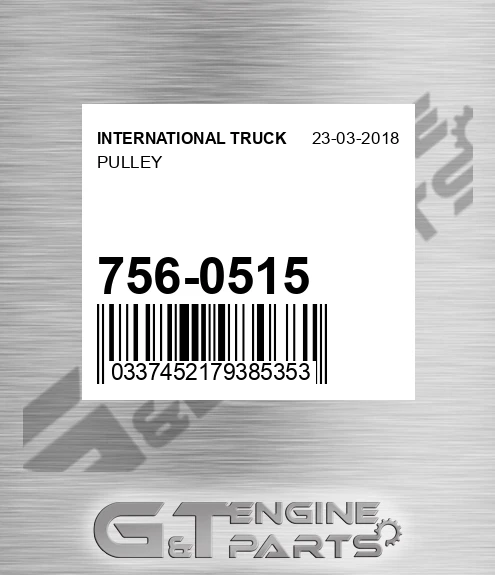 756-0515 Pulley