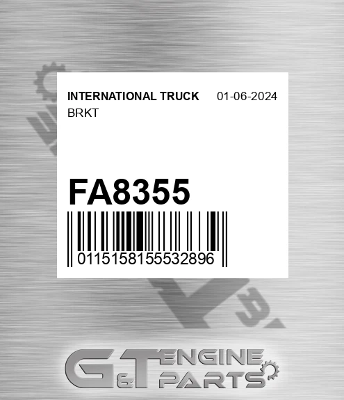 FA8355 Brkt
