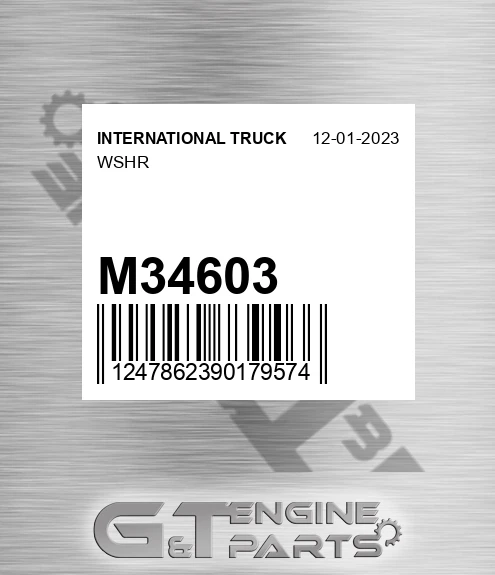 M34603 Wshr